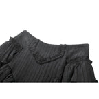 Dark in Love Cordelia Gothic High-Low Layered Skort