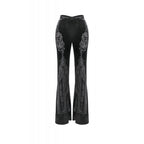 Dark in Love Erzebeth Velvet Lace Flare Trousers