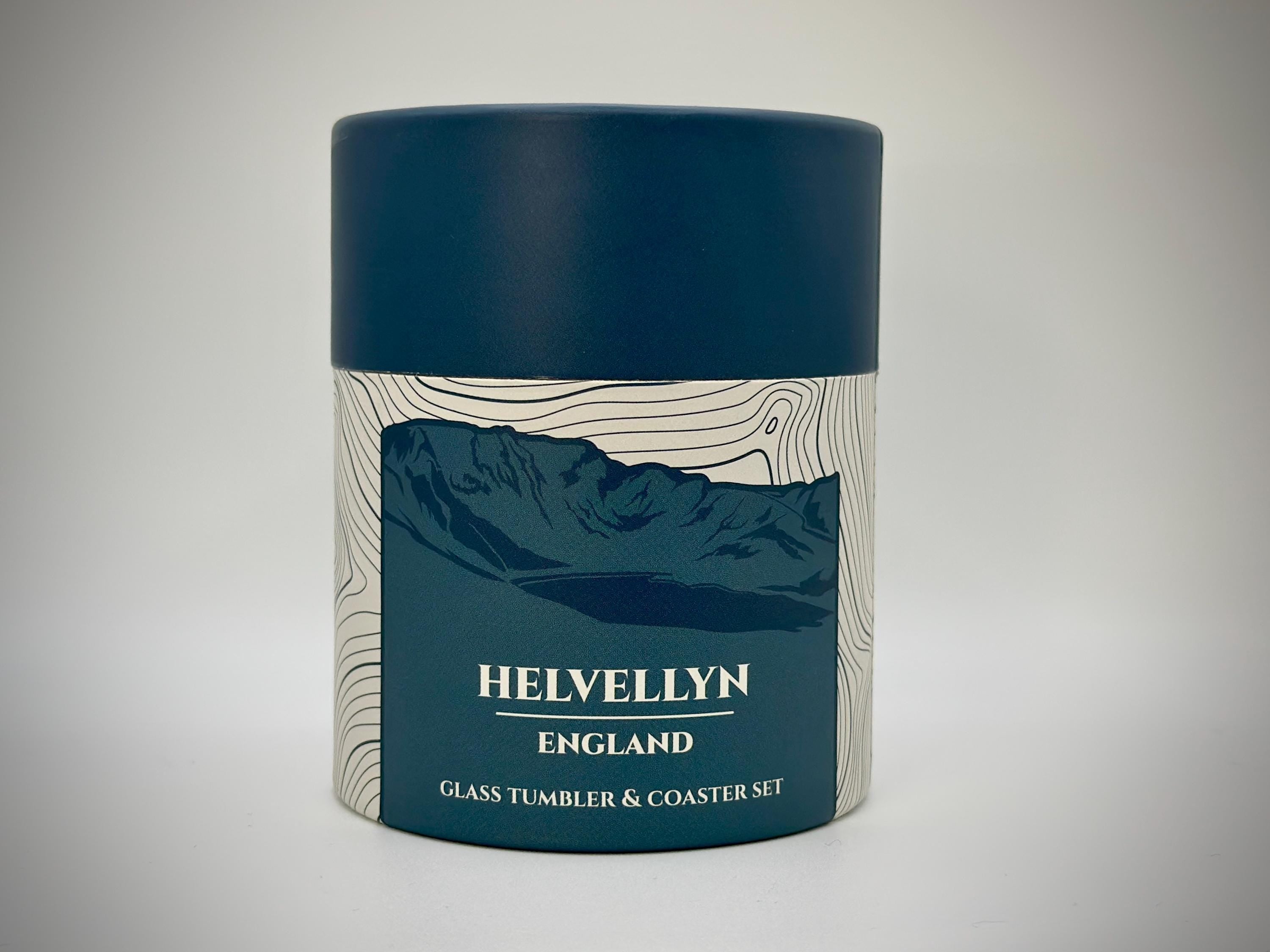 Helvellyn Glass Tumbler & Coaster Set