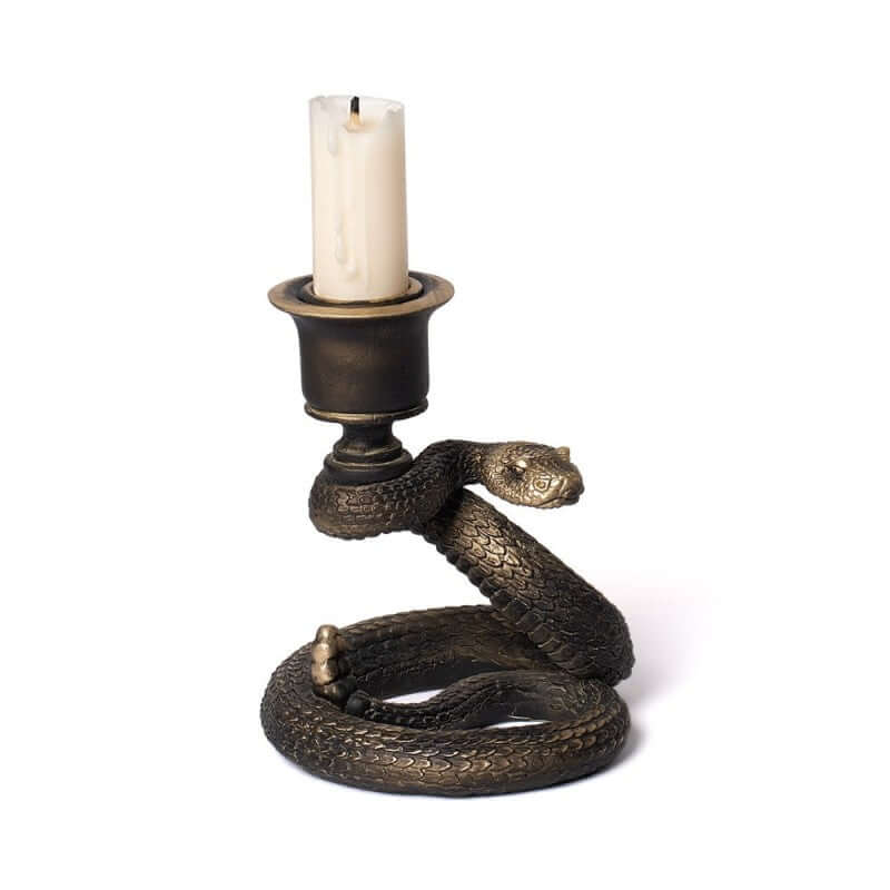 Alchemy Gothic Death Rattle Candle Holder