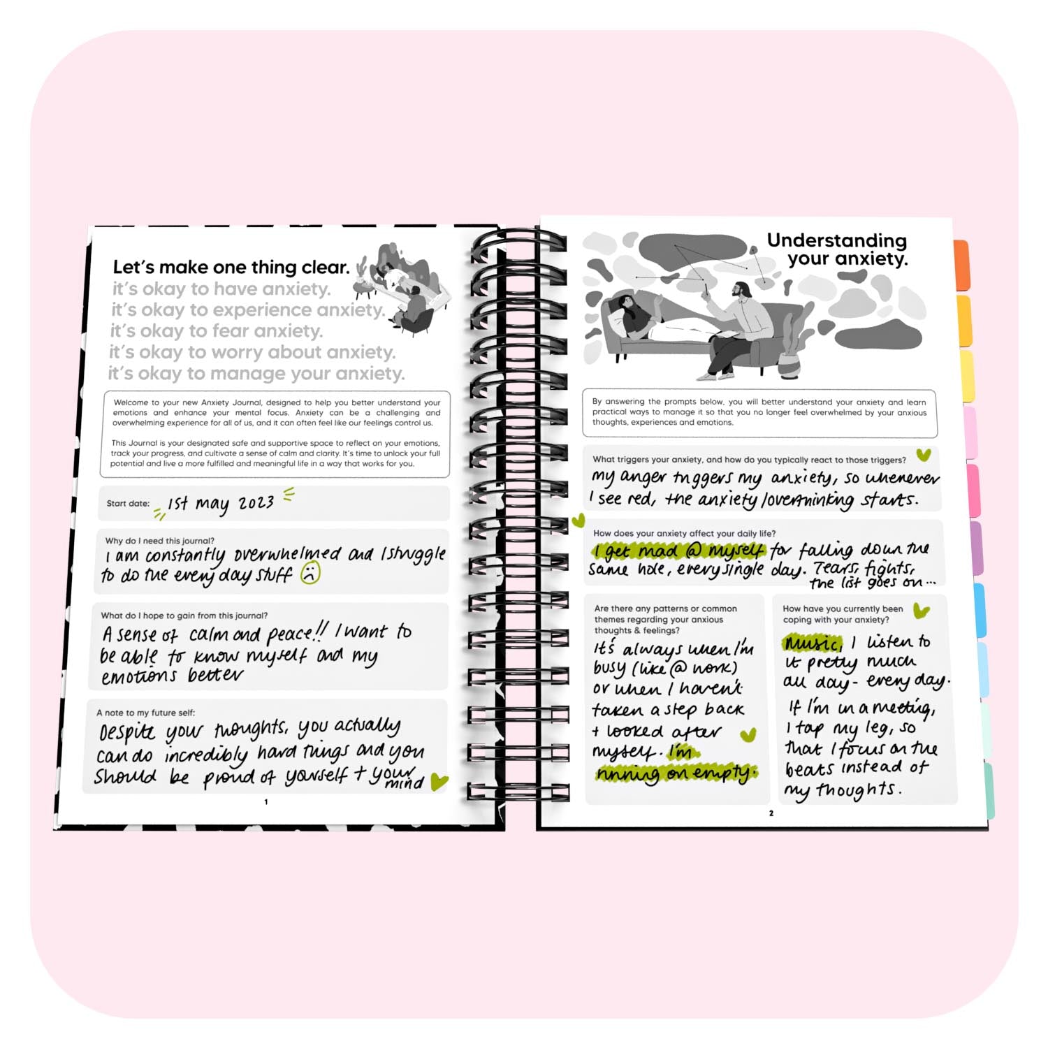 Anxiety Spiral Journal