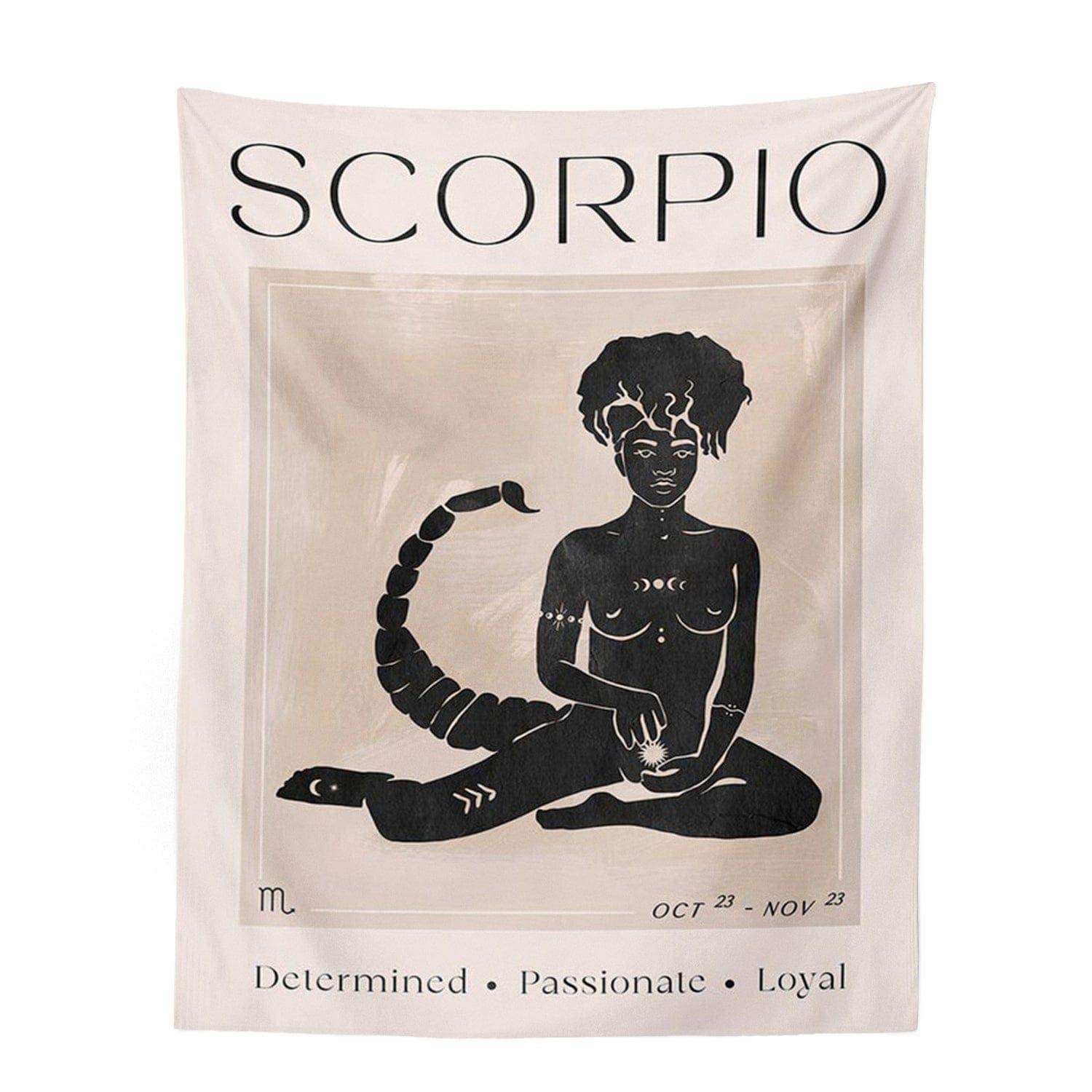 Astrology Tapestry (12 Styles) 95X73 Scorpio