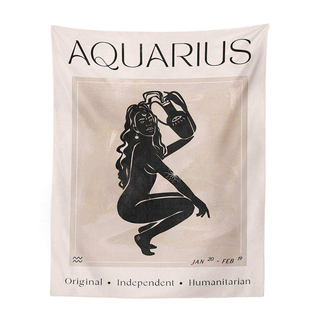 Astrology Tapestry (12 Styles) 95X73 Aquarius