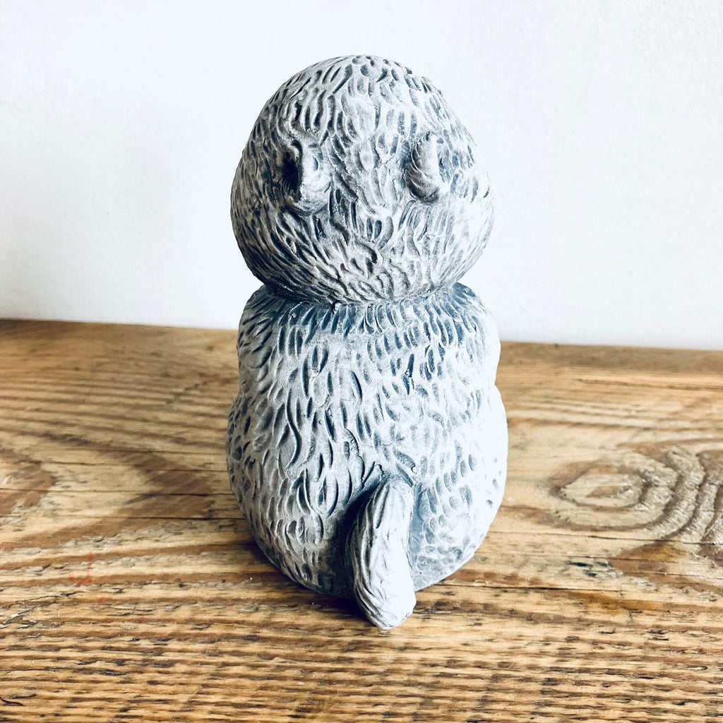 Novelty Garden Laughing Beaver Statue Ornament Statue Black/Grey Gardener's Gift 13cm