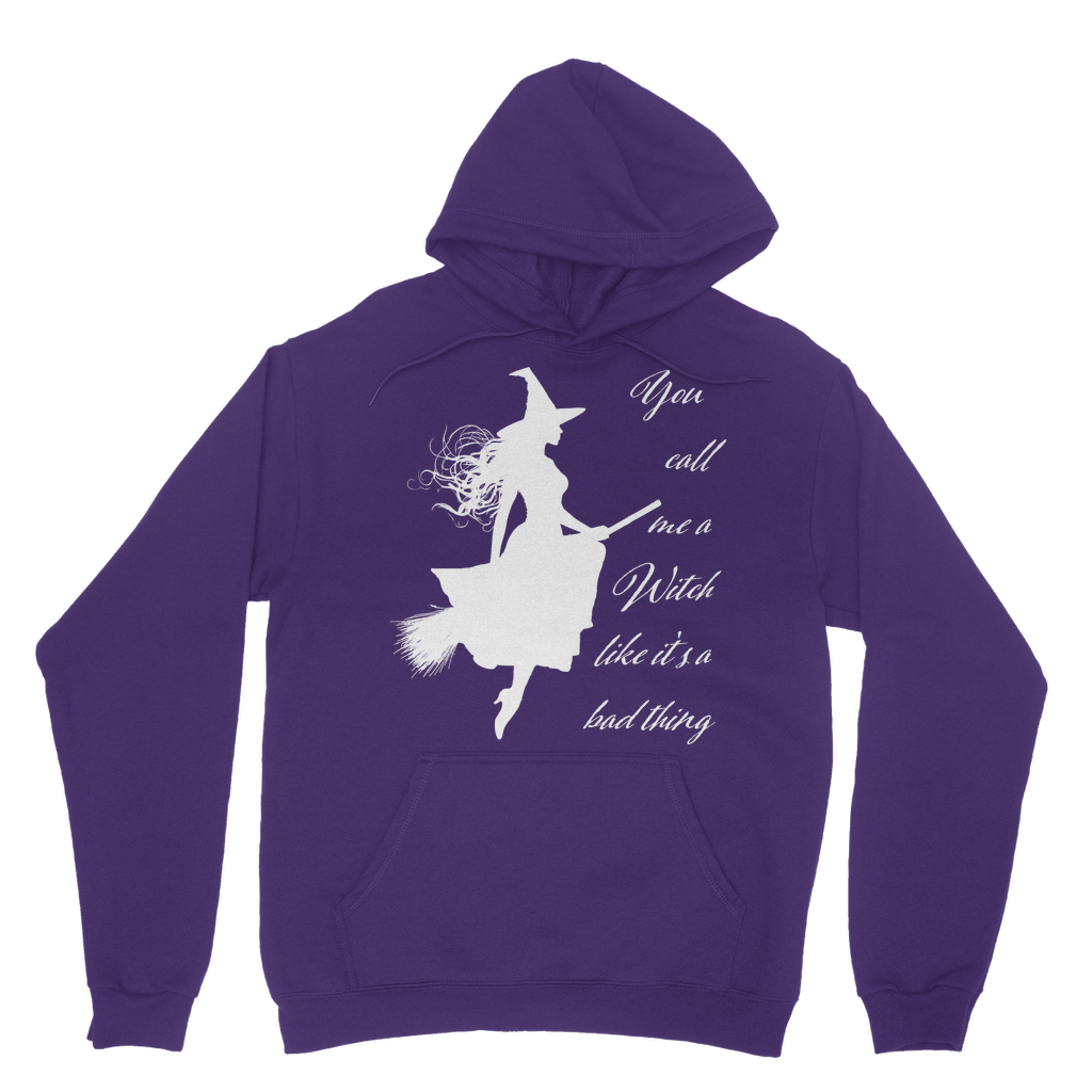 Call Me a Witch Classic Hoodie Purple