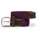 The World’s First Recycled Woven Belt – Made from Ocean Plastic Red Blue Fine Weave