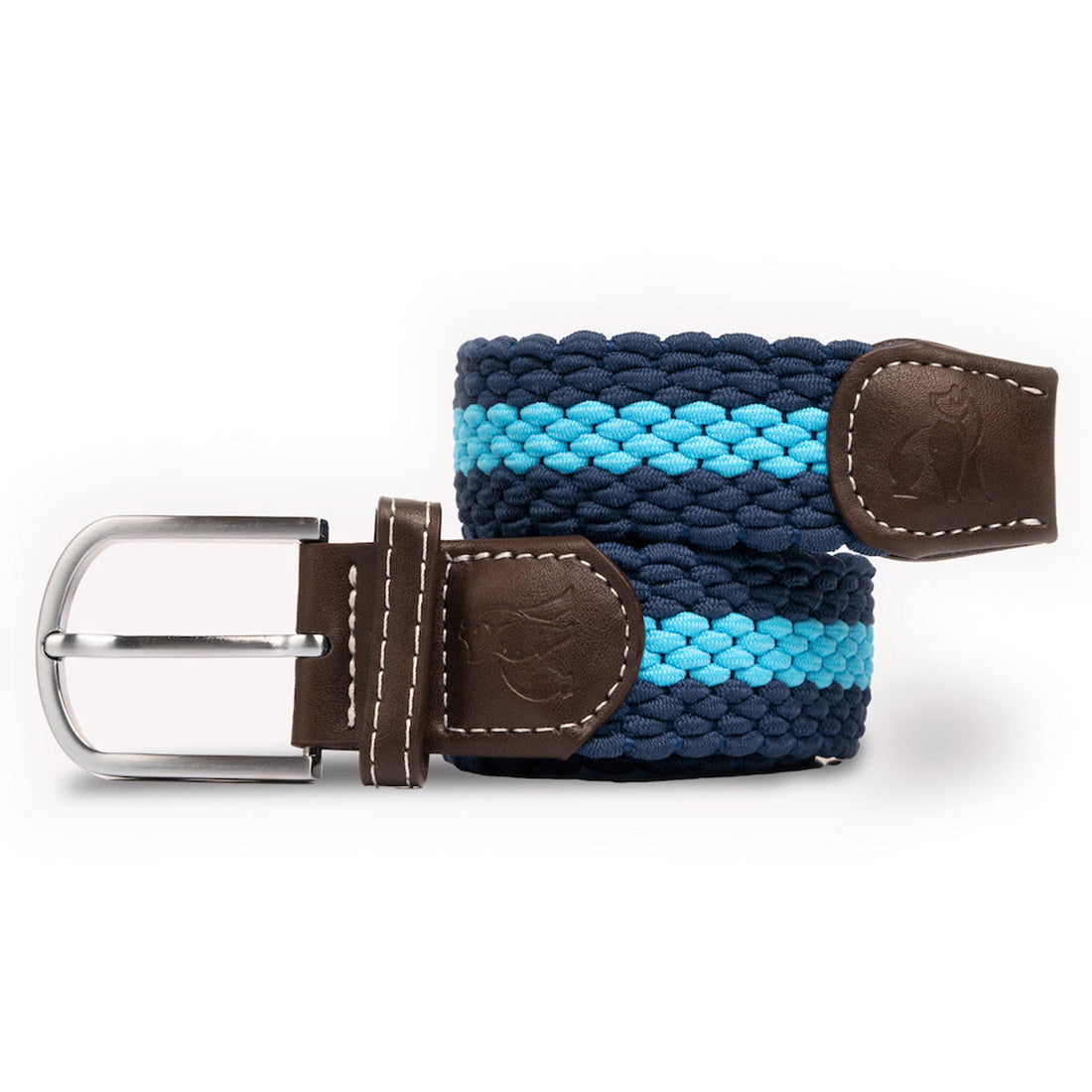 The World’s First Recycled Woven Belt – Made from Ocean Plastic Blue Stripe