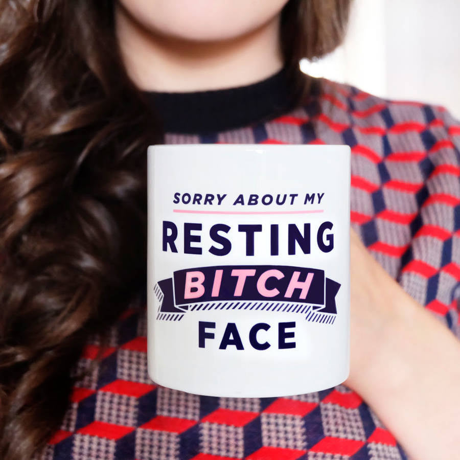 Resting Bitch Face Coaster