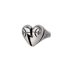 Alchemy Gothic Broken Promise Heart Ring
