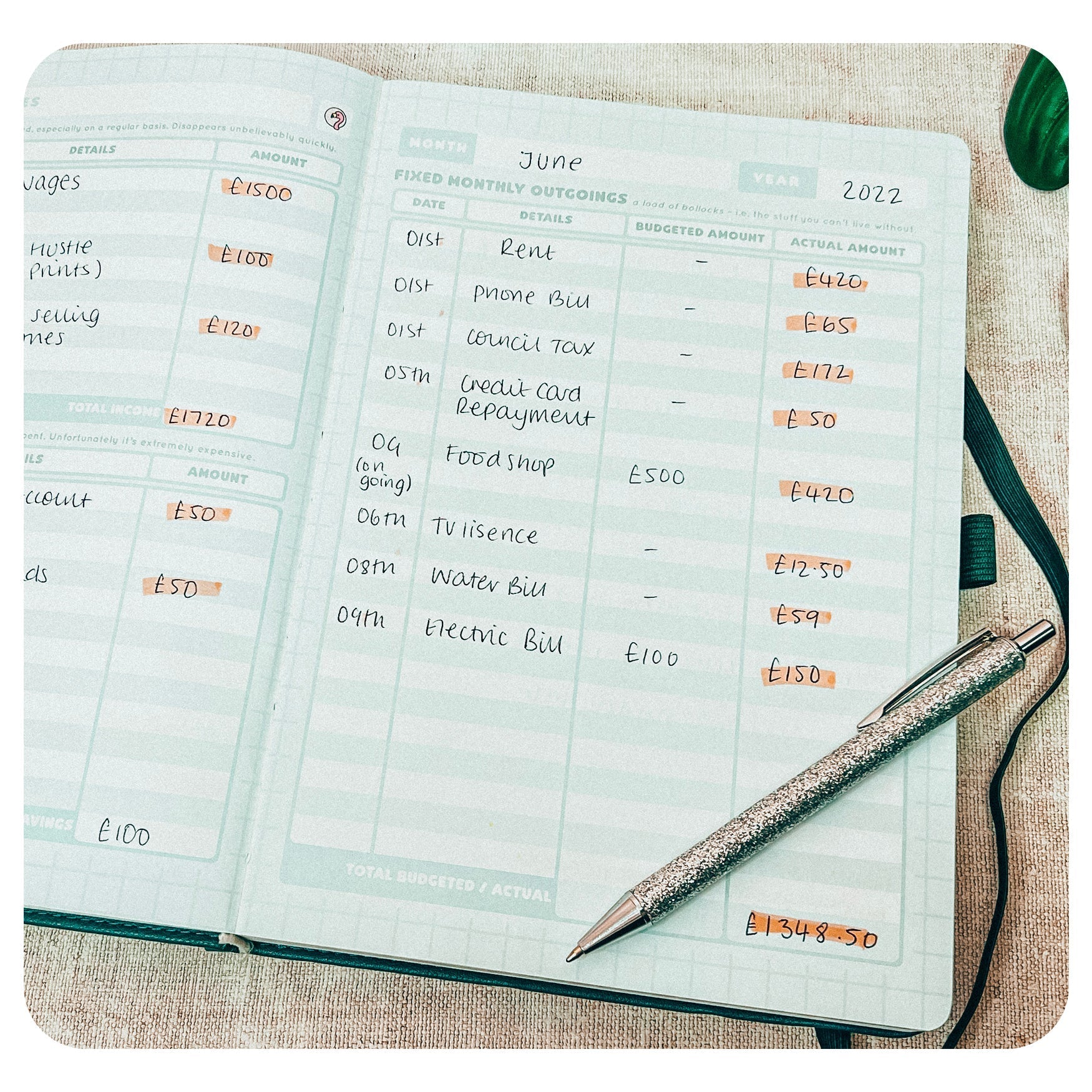 Budget - Deluxe Life Journal