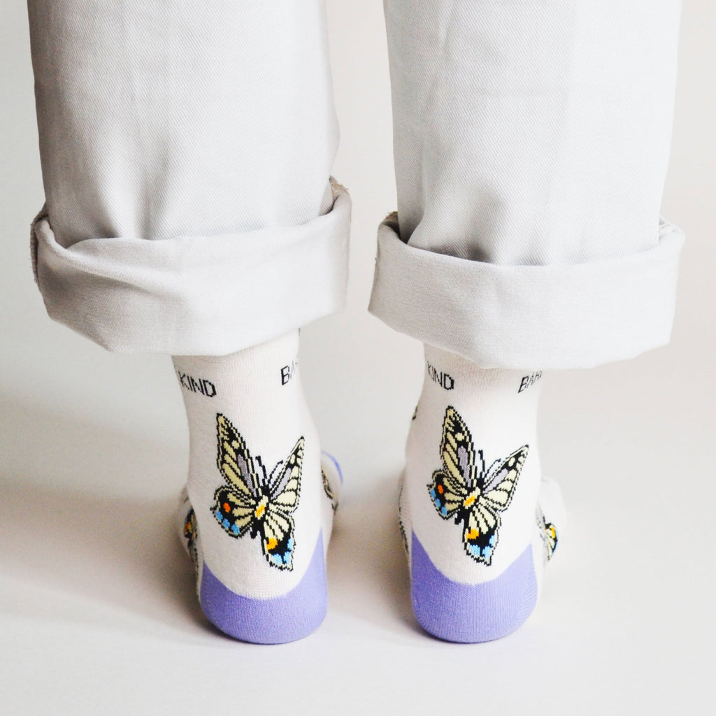 Save the Butterflies Bamboo Socks