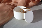WHITE CONCRETE BIG JEWELLERY HOLDER, WHITE CONCRETE TEALIGHT HOLDER Default Title