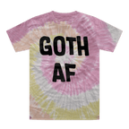 Goth AF Tie-Dye T-Shirt Desert Rose Unisex