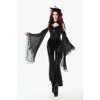 Dark in Love Erzebeth Velvet Lace Flare Trousers