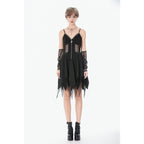 Dark in Love Punk Sleeveless Spiked Dress