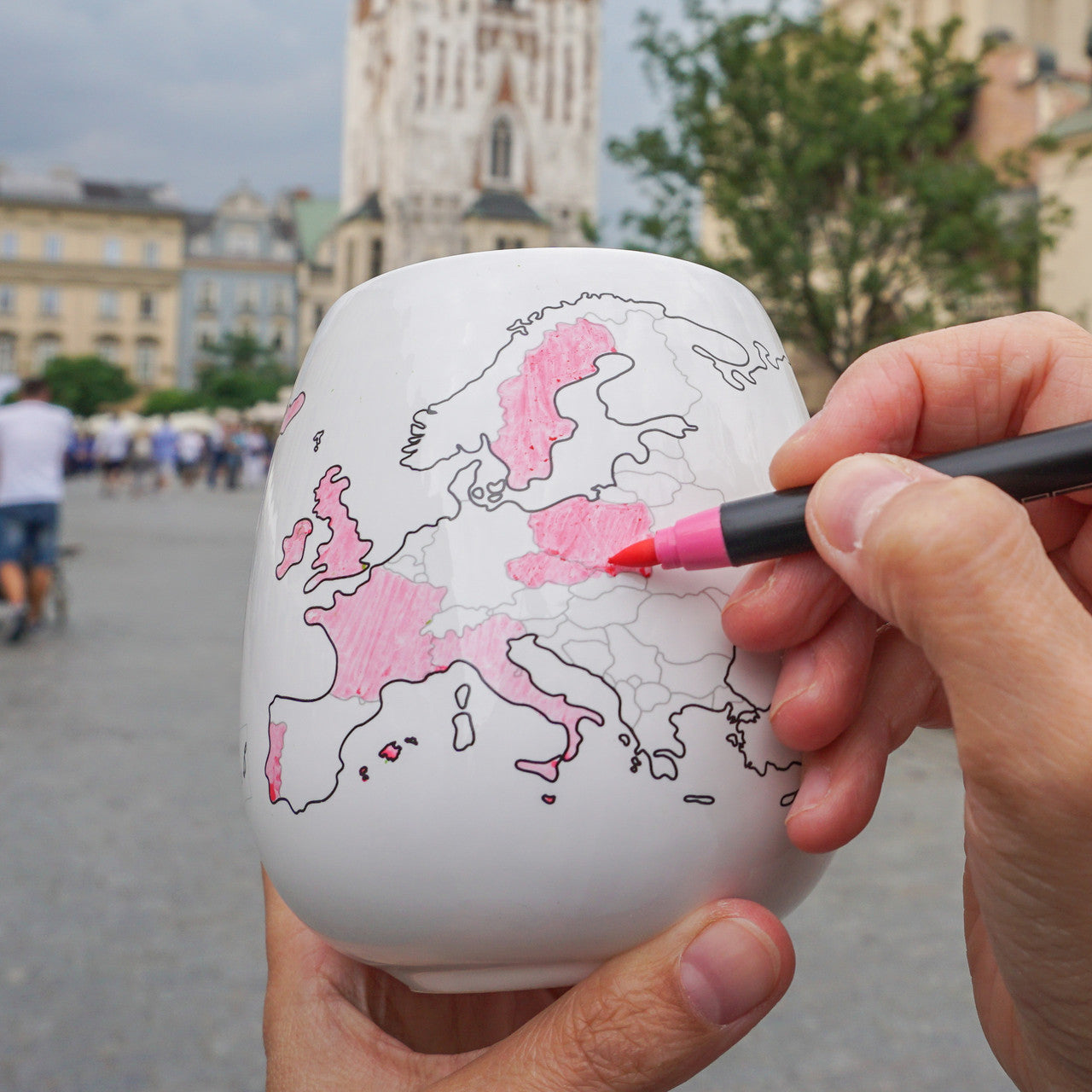 Pastel Pink Ceramic Marker (UK only)