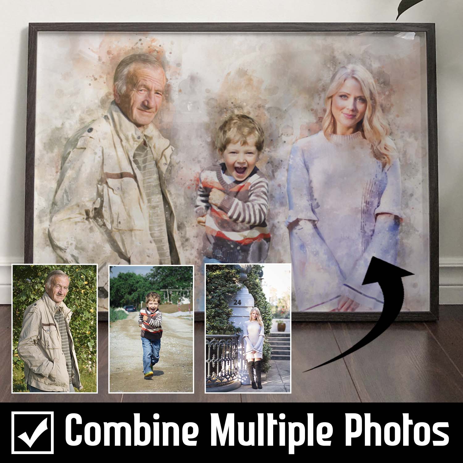 Combine Multiple Photos (Max 3)