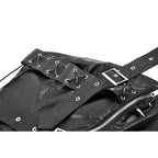 Dark in Love Vespera One-Shoulder Spiked Faux Leather Corset Top