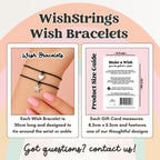 Letter Wish Bracelet – Personalized Initial Gift | Minimalist Style Bracelet with Gift Card