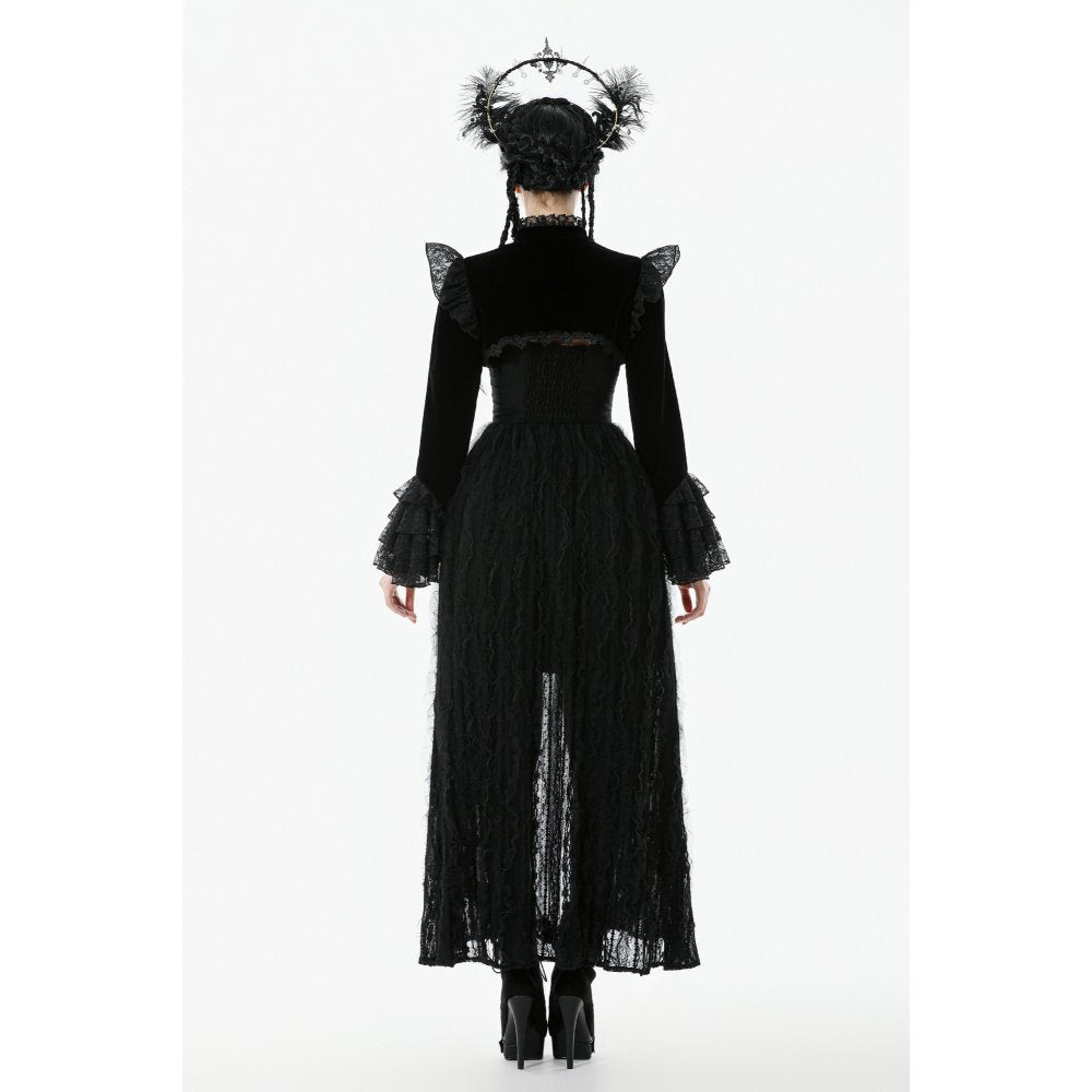 Dark in Love Erzebeth Lace Gothic Bolero Shrug