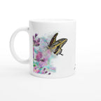 Yellow Butterfly Mug – 11oz Ceramic Wildlife Coffee Cup Default Title