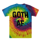 Goth AF Tie-Dye T-Shirt Rainbow Unisex