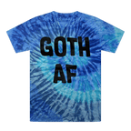 Goth AF Tie-Dye T-Shirt Blue Jerry Unisex