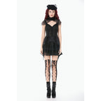 Dark in Love Thornspell Gothic Layered Lace Overskirt
