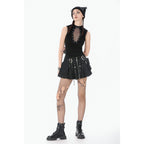 Dark in Love Metal Tactical Punk Skirt