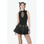 Dark in Love Metal Tactical Punk Skirt