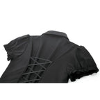 Dark in Love Gothic Lace Waist-Shaping Blouse