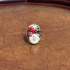 Unusual Statement Masquerade Mask Ring White/Silver Tone Various Colours & Sizes