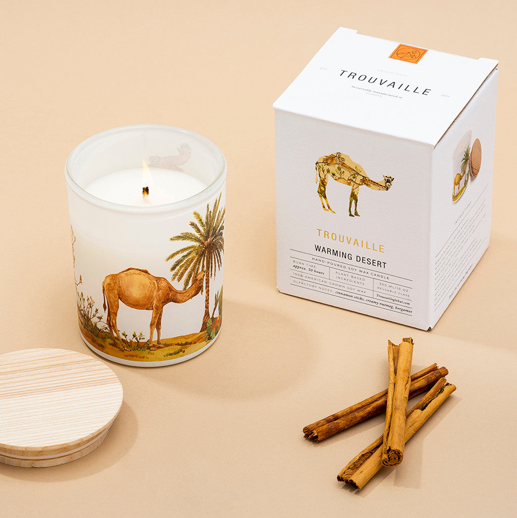 Desert Soy Scented Candle | Warming Cinnamon & Bergamot