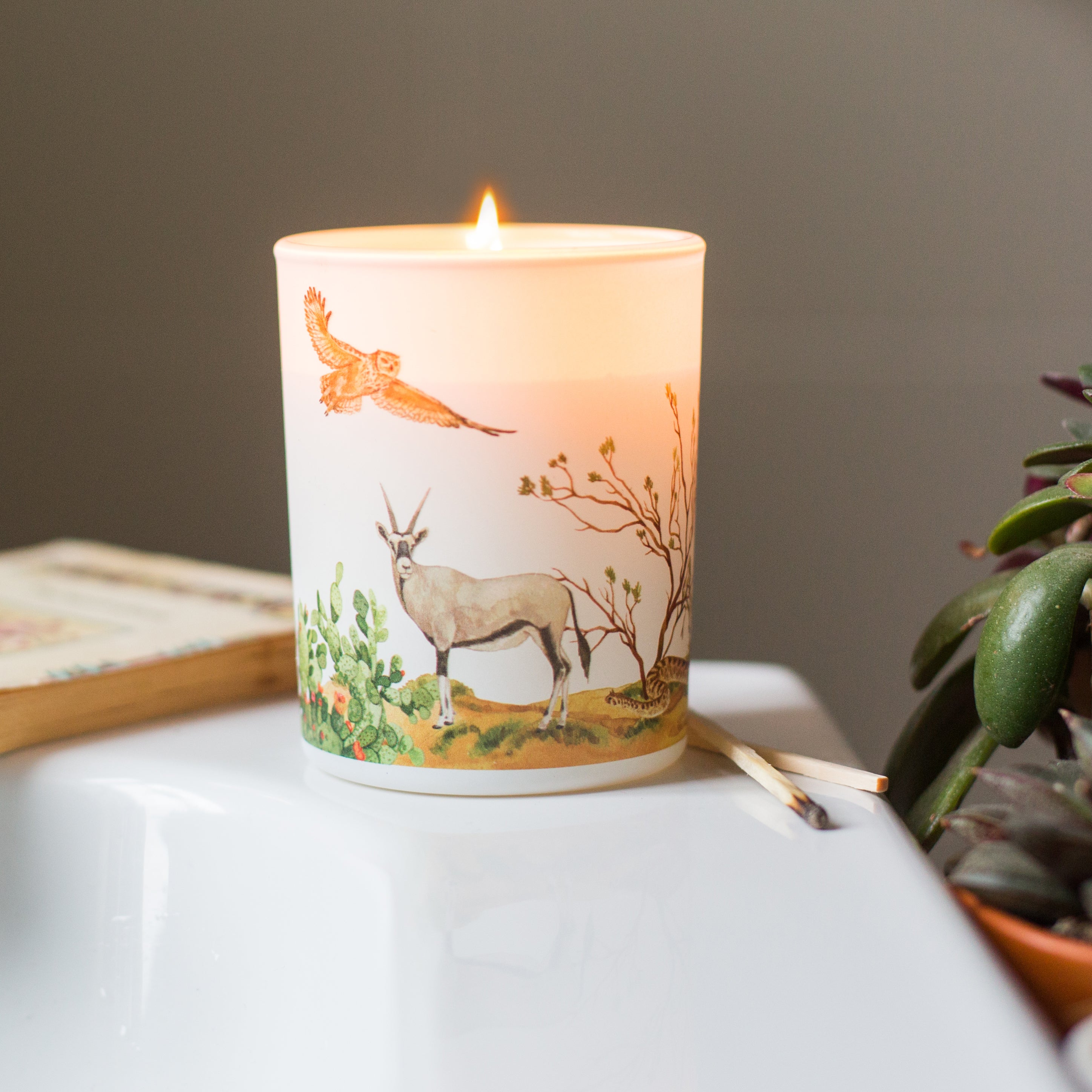 Desert Soy Scented Candle | Warming Cinnamon & Bergamot