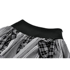 Dark in Love Morrigan Punk Patchwork Skirt