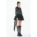 Dark in Love Gothic Peter Pan Collar Lace Shirt