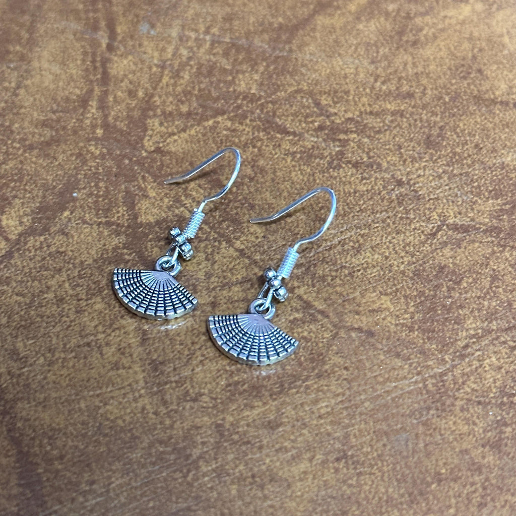 Moon Star Charm Drop Earrings