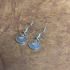 Moon Star Charm Drop Earrings