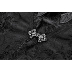 Dark in Love Morwenna Lace Gothic Maxi Dress in Black