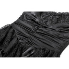 Dark in Love Gothic Satin Lace Dress
