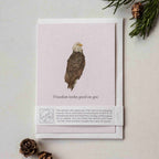 Animal Lover Charity Greeting Card Eagle 'Freedom looks good on you' card