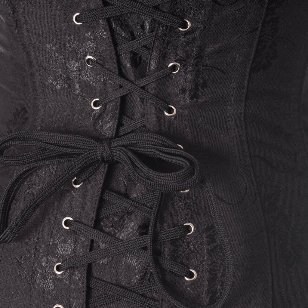 Vixxsin Ebony 2 Piece Corset
