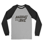 Innocence Women's Classic Raglan Long Sleeve Shirt Grey Black Unisex