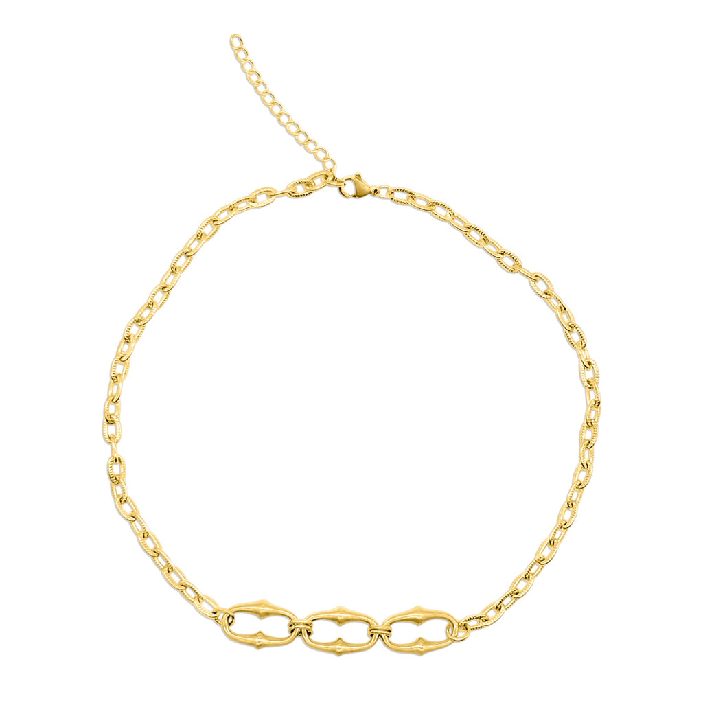 Gold Revenant Choker Necklace