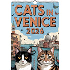 🐾 Venetian Cats 2026 Wall Calendar – A Year of Feline Magic in Venice Default Title
