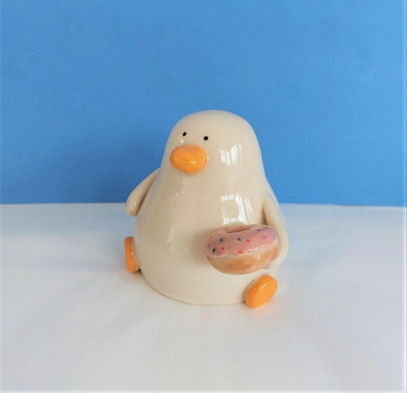 Duncan's Doughnut Ceramic Ornament