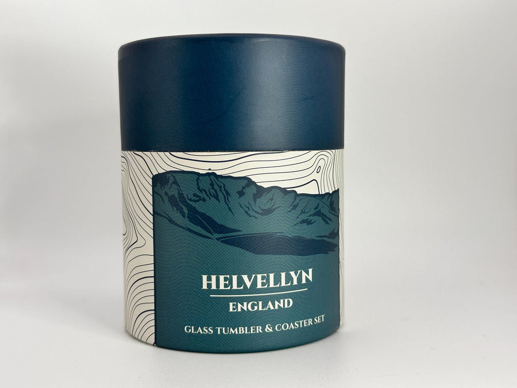 Helvellyn Glass Tumbler & Coaster Set