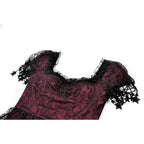 Dark in Love Red Black Lace Princess Dress