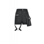 Dark in Love Punk Metal Utility Shorts