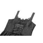 Dark in Love Shadow Lament Ruched Lolita Dress